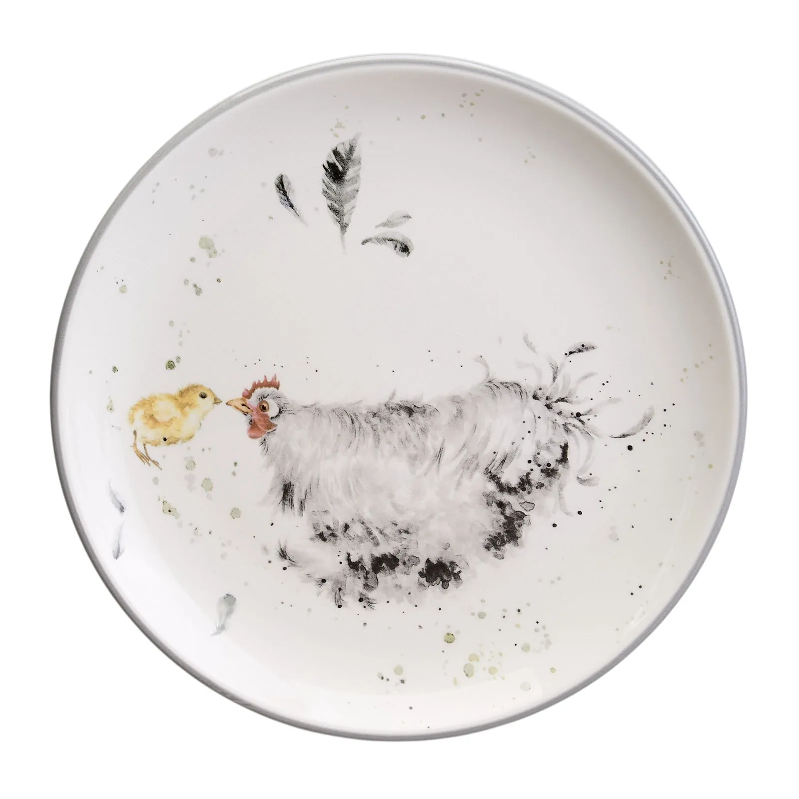 Boşqab Lefard Funny hens, keramika, 21 sm (358-2297) — Bakı