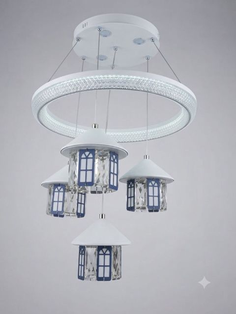 Led Çılçıraq, 4 və daha çox lampa, Metal — Novxanı