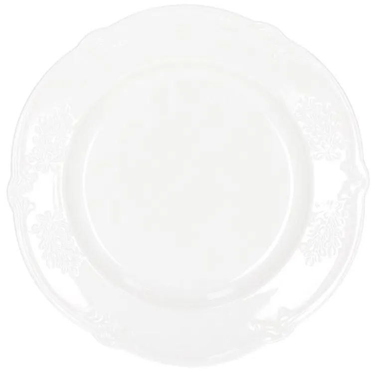 Boşqab Tognana Poema Flower Dessert, 22 sm, White (PK002202880) — Dining tableware