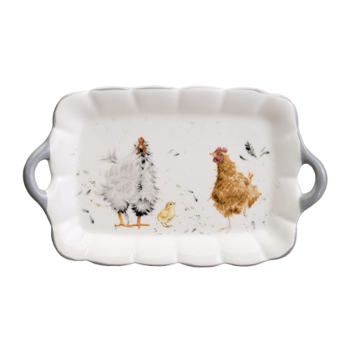 Bulud Lefard Funny Hens 23,5x14x2,5 sm (358-2291) — Süfrə qabları