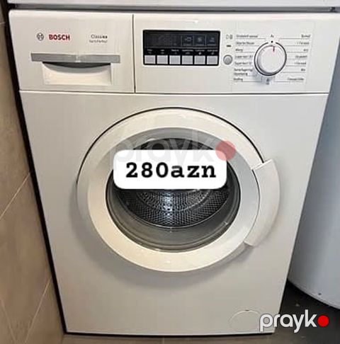 Bosch Classixx seriyası ön yükləməli paltaryuyan maşın. - Ön paneldə