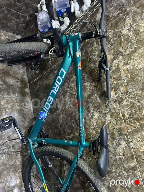 Corleone dağ velosipedi - Gövdə: Alüminium “hardtail” çərçivə, yaşıl — Xırdalan