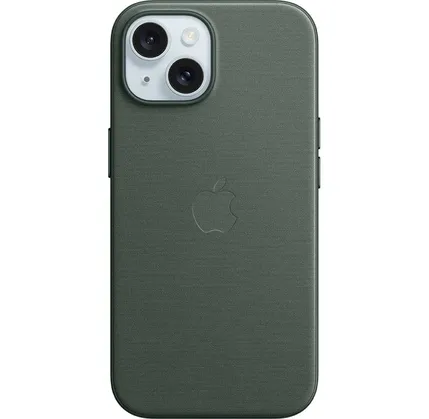 Çexol Apple iPhone 15 FineWoven Case with MagSafe Evergreen (MT3J3ZM/A) — Bakı