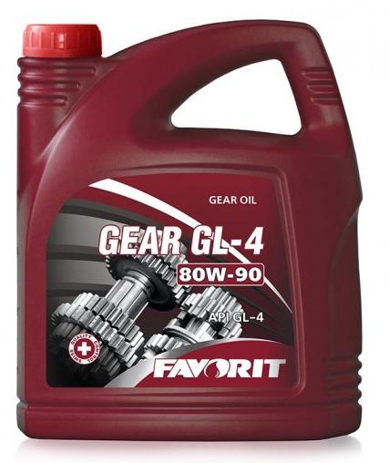 Sürətlər qutusu üçün yağ Favorit API GL-4 SAE 80W-90 4 lt — Bakı