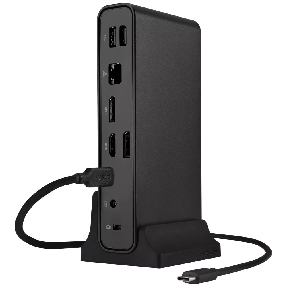 USB Hub Asus DC301 Triple Display USB Type-C 90XB0A5N-BDS010 Black — Kompüterlər və noutbuklar, Bakı (3)