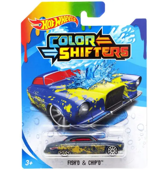 Hot Wheels BHR15-979J Color Shifters BHR31-LA12 Fishd and Chip — Bakı