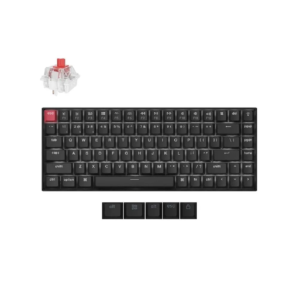 Simsiz oyun klaviaturası Keychron K2 Version 3 White Backlight Red Switch (K2X-A1Z-AZ) — Keyboards & Mice