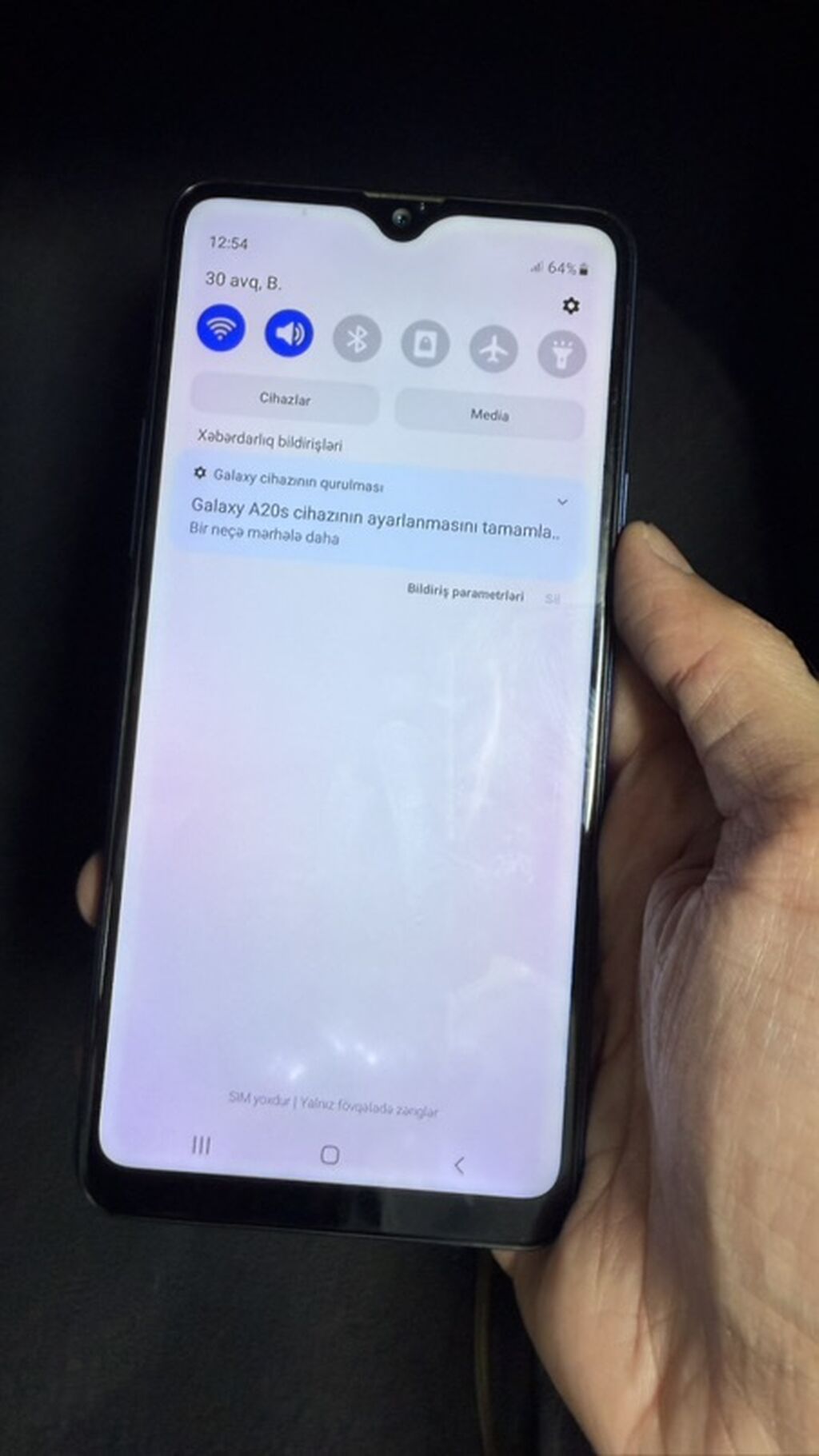 Samsung Galaxy A20s, rəng - Mavi, İki sim kartlı — Samsung, Bakı (2)