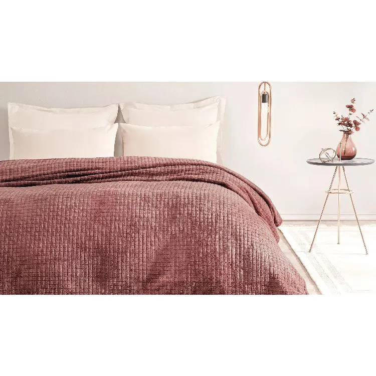 Örtük Puffy Trinyty 200x220 sm, Wellsoft Gül Kurusu (50503000002340) — Bakı