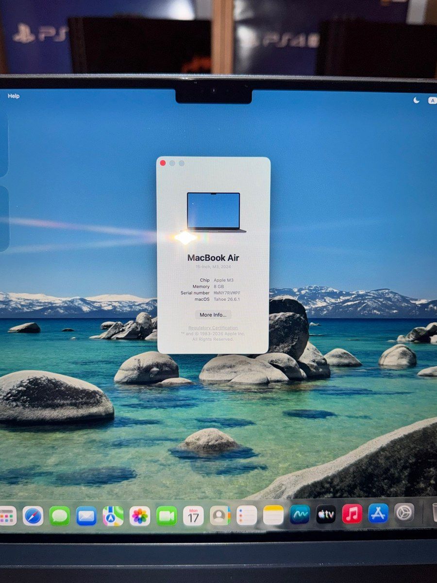 Apple MacBook Air M3 15” — 8GB / 256GB — Elektronika, Bakı (7)