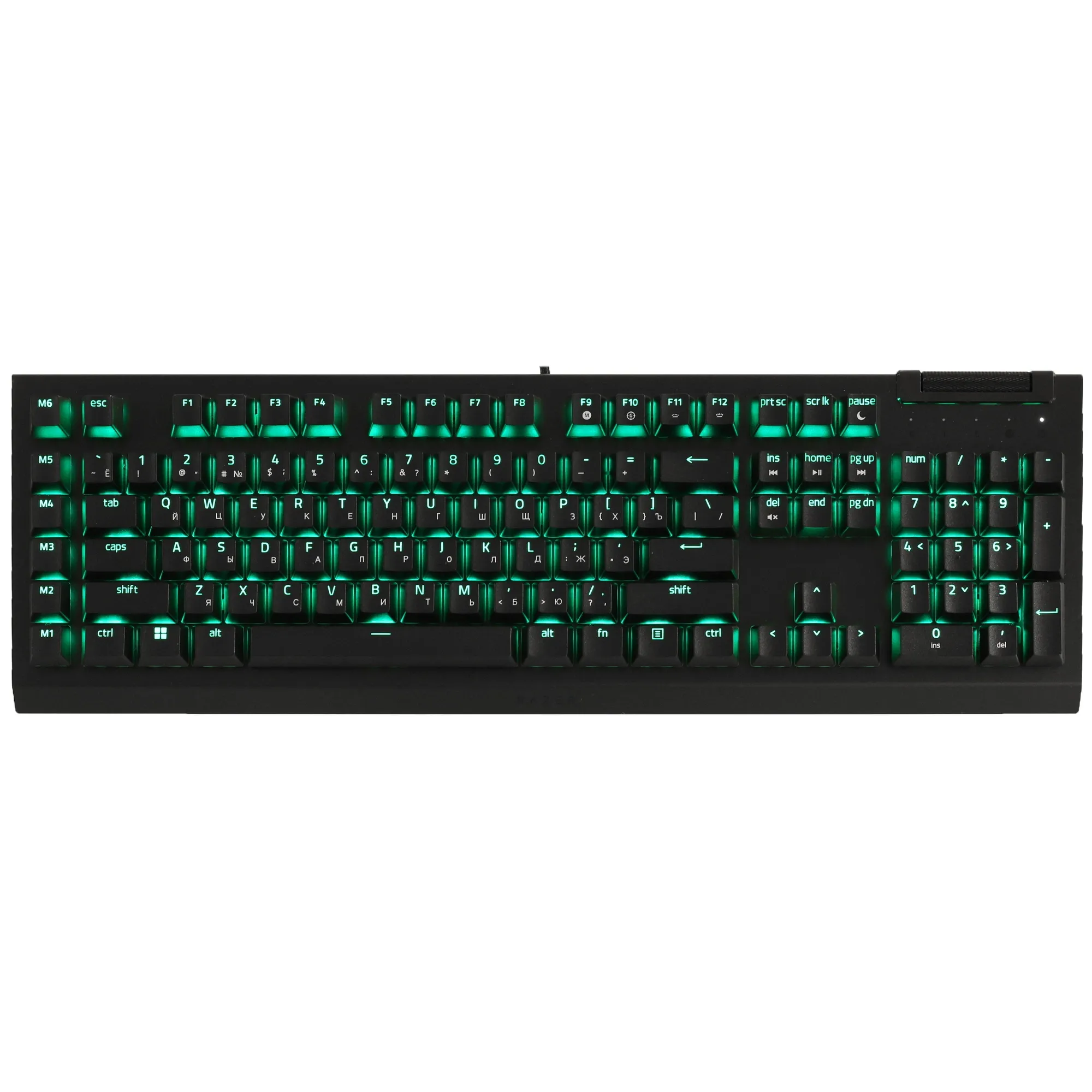 Oyun üçün simli klaviatura Razer BlackWidow V4 X, 110key, Yellow Switch, Usb-a, En/ru, RGB, Black (RZ03-04702500-R3R1)