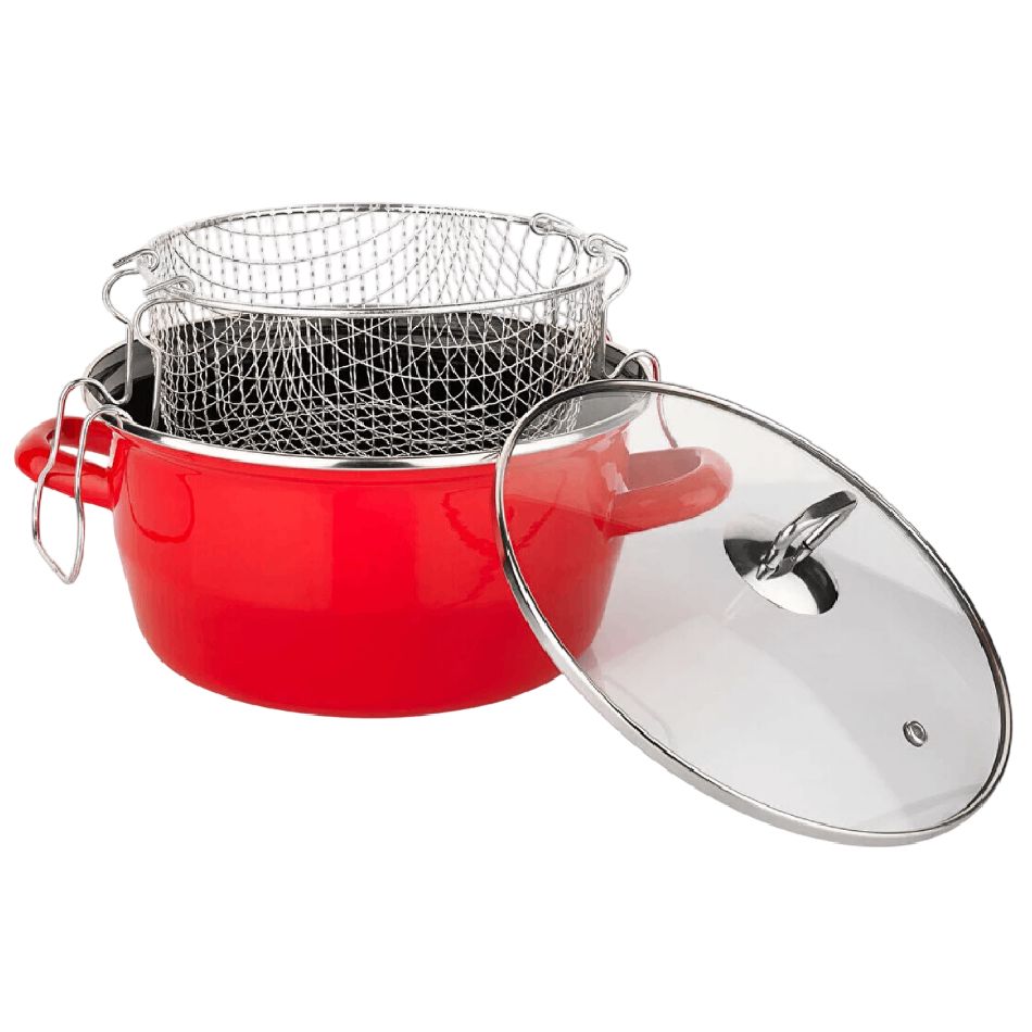 Qazan Schafer Fry Qırmızı 8699131666579 — Bişirmə qabları, Bakı (2)