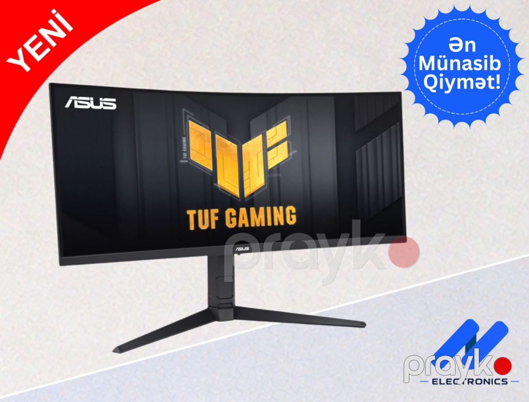 Monitor Asus tuf gamıng VG34VQL3A 180Hz 34" 3.5K curved — Kompüterlər və noutbuklar, Bakı (2)