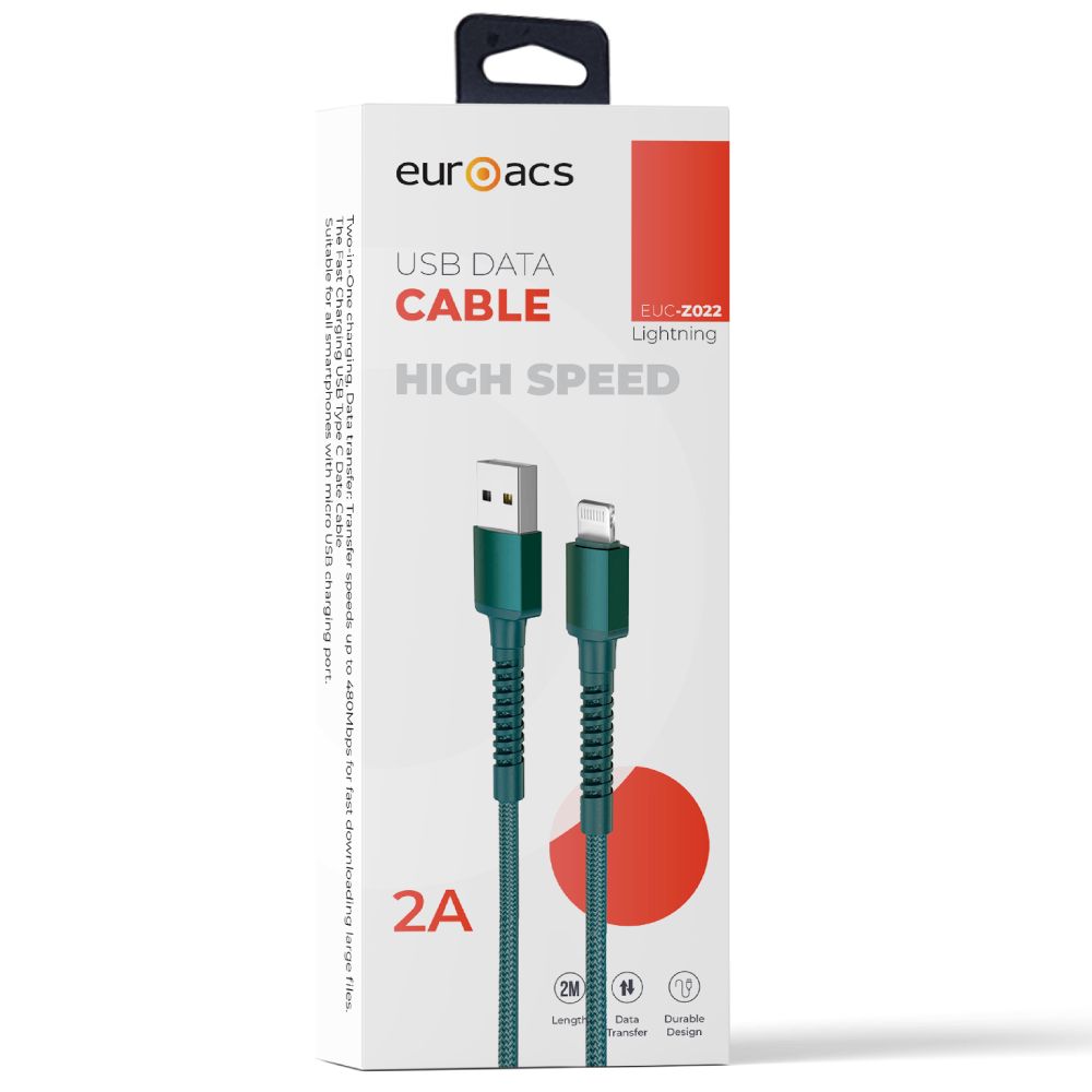 Naqil Euroacs USB Type-A to Lightning 2 m EUC-Z022 — Mallar, Bakı (2)