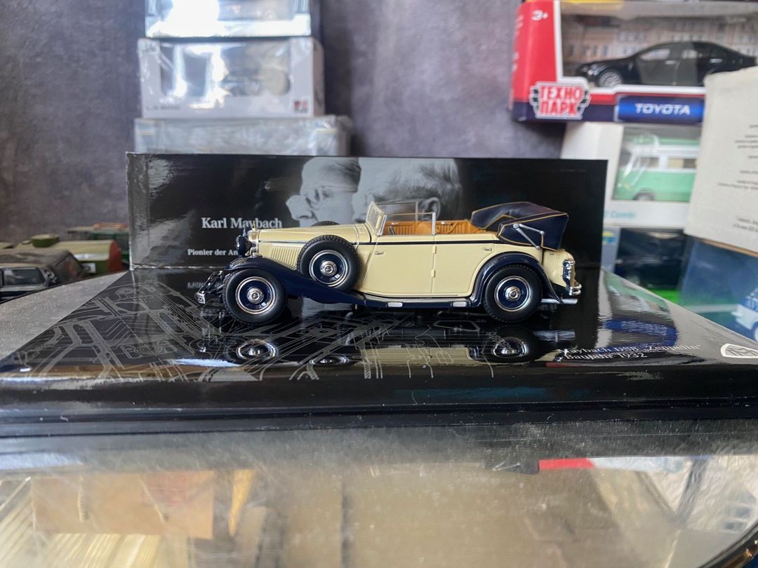 Коллекционная модель Maybach Zeppelin DS8 convertible bige 1932 — Kolleksiyalar, Bakı (5)