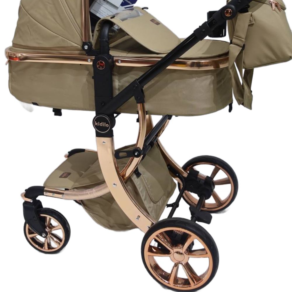 Uşaq arabası Kidilo G-10 Beige — Arabalalar və avtokresloları, Bakı (2)