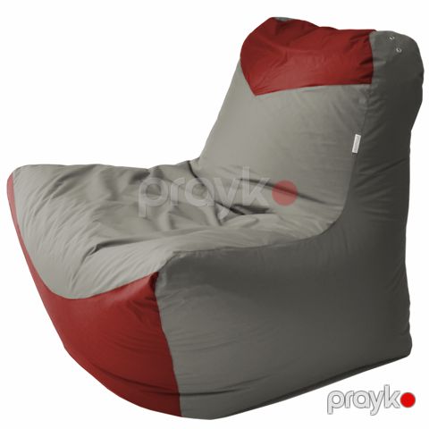Puf Pouffe Klassik DKL106 Boz, bordo — Bakı
