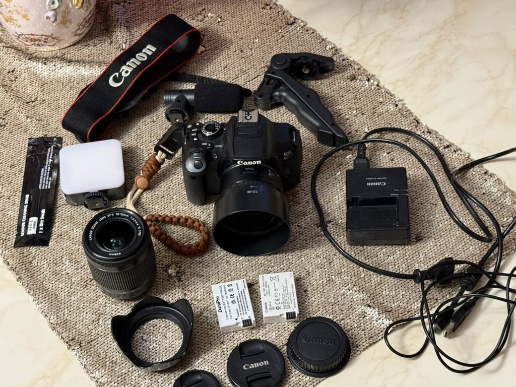 Canon EOS 650D Dslr fotoaparat komplekti - Korpus: Canon EOS 650D — Elektronika, Şirvan (5)