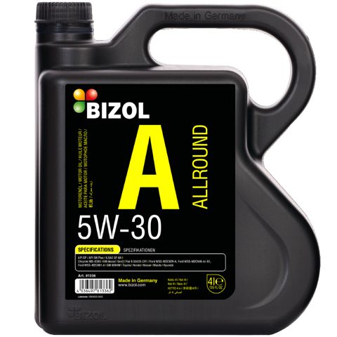 Mühərrik yağı Bizol Allaround 5W-30 A3/B4 4 lt — Bakı