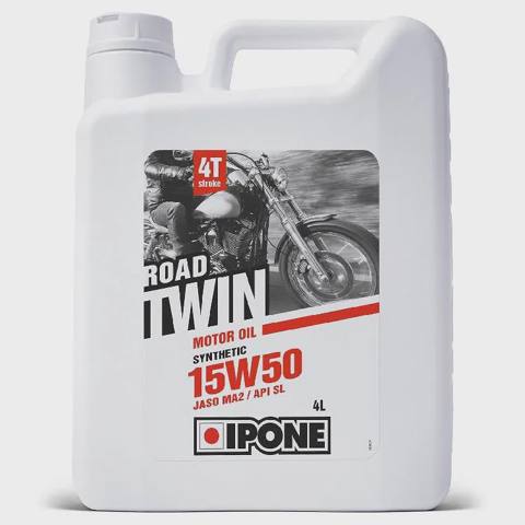 Motosiklet mühərrik yağı Ipone Road Twın 15W50 - 4L (6) 800050 — ძრავის ზეთები