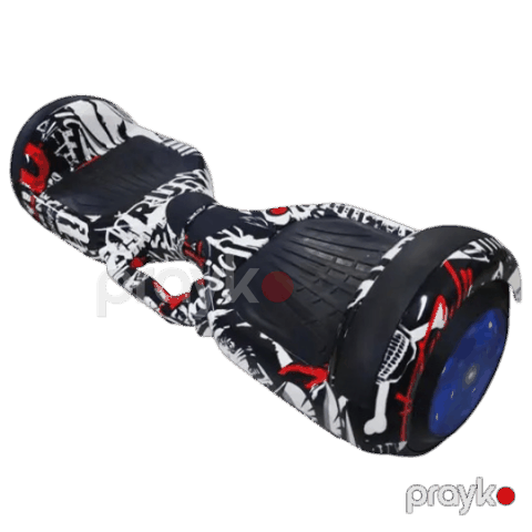 Smart balance wheel D1 hand cartoon whıte-black — Bakı