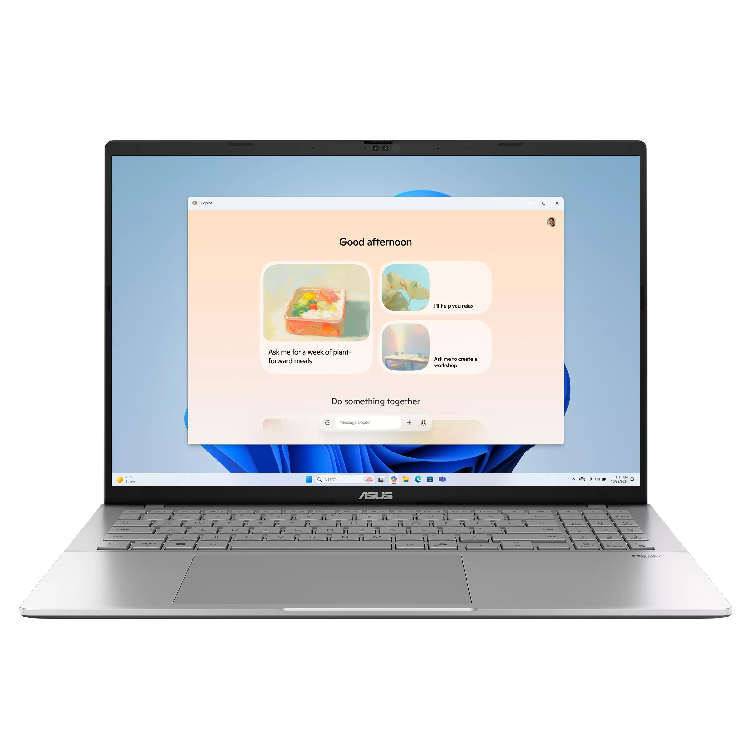 Notbuk ASUS Vivobook S14 /Ultra 5 225H/16GB/512GB/Silver (90NB16J1-M006T0) — Bakı
