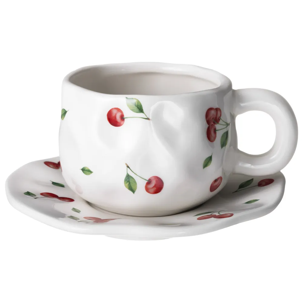 Çay dəsti Lefard Cherry, keramika, 1 nəfərlik 2 parça, 280 ml (358-2347) — Süfrə qabı, Bakı