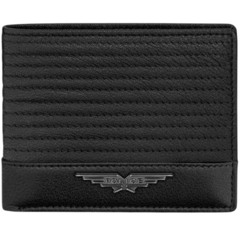 Pul kisəsi Police Luca Gents Pkt-Walt in Leather PELGW2207101 Black — Bakı