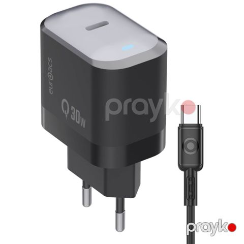Adapter Euroacs PD 30W USB Type-C EU-MQ715 ACHRHM844316 — Bakı