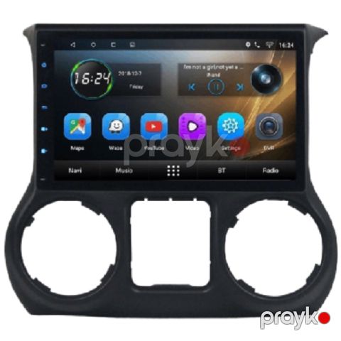 Avtomobil üçün monitor Android King Cool T18 4/64 GB DSP & Carplay For Jeep Wrangler