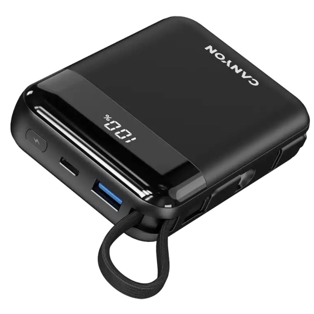 Power Bank Canyon OnPower 104 10000 mAh CNS-CPB104B Black — Powerbank-lər, Bakı (2)