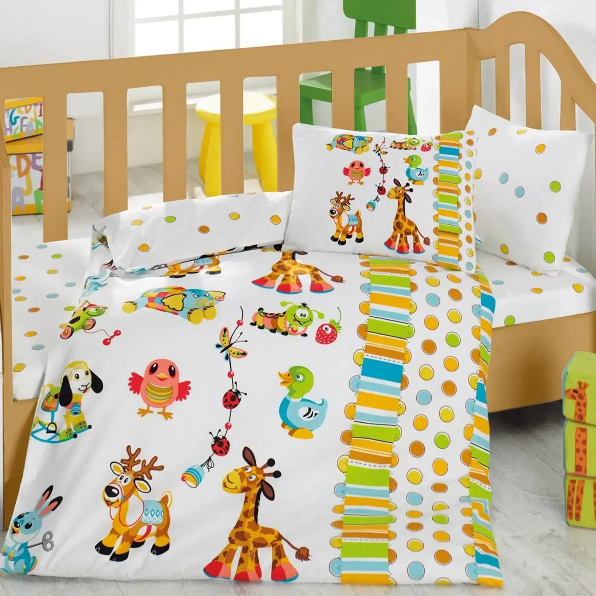Uşaq yataq dəsti Cotton box Turkuaz (8680108023006) — Bakı