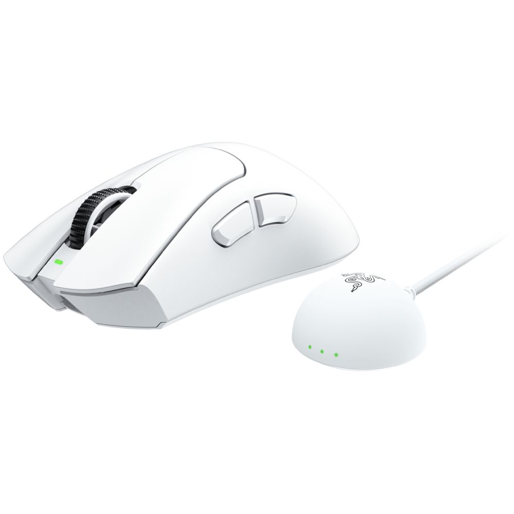 Mouse Razer DeathAdder V4 Pro RZ01-05330200-R3G1 White — Klaviaturalar və siçanlar, Bakı (2)