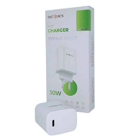 Adapter Euroacs 30W PD ECH-MG381 White — Bakı