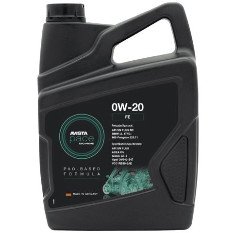 Mühərrik yağı Avista Pace Evo Prime FE SAE 0W20 4 lt — Bakı