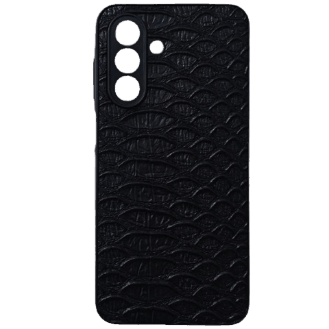Samsung Galaxy A26 case Leather Crocodille Black — Bakı