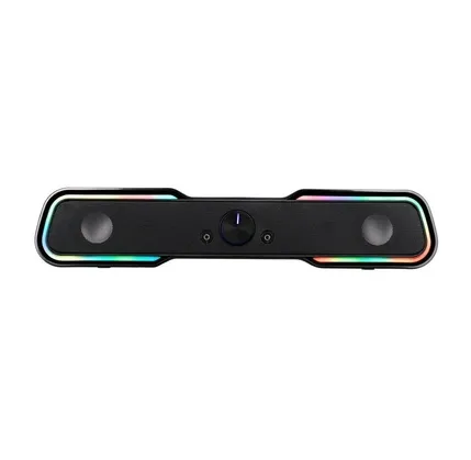 Portativ akustika 2E PCS101 RGB, 2.0, USB, Black