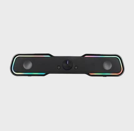 Portativ akustika 2E PCS101 RGB, 2.0, USB, Black — Wireless speakers