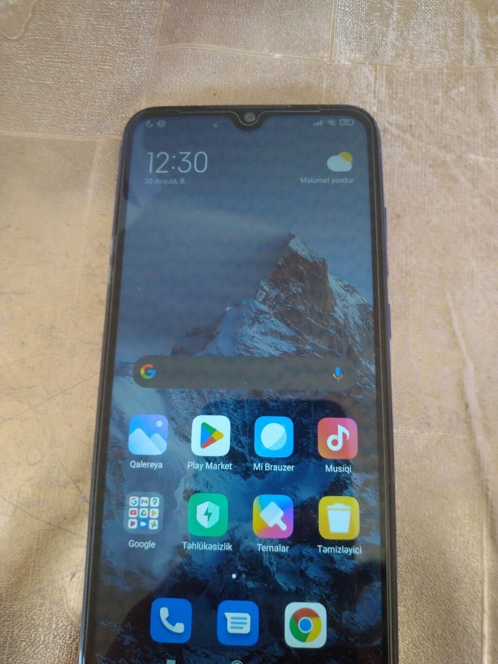 Xiaomi Mi 8, rəng - Mavi, Barmaq izi — Xiaomi, Ağdaş