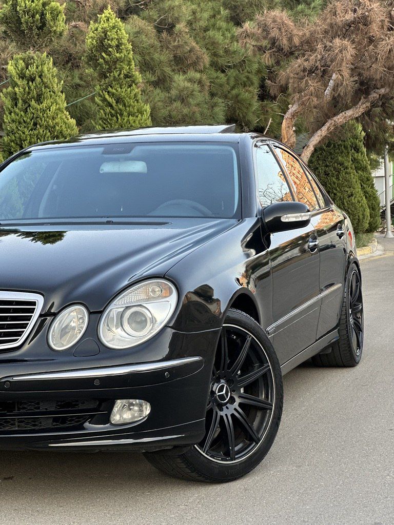 Mercedes E 320, 3.2 L, 2004 il, 281 500 km — Avtomobillər, Bakı (11)