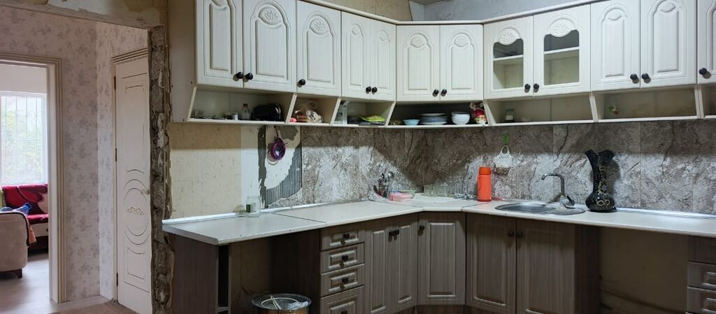 Mətbəx mebeli 390 Azn. Ölçü 2.53 1.83. Üstündə moyka, aspirator — Mebel, Digah (3)