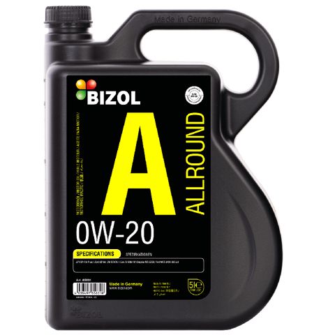 Mühərrik yağı Bizol Allround 0W-20 5 lt — Bakı