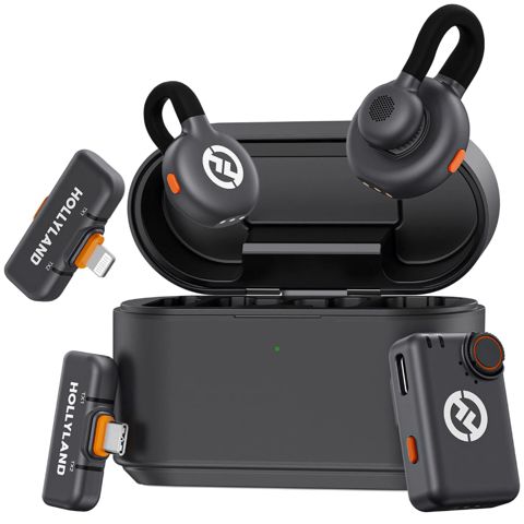 Blogger mikrofonu Hollyland Lark M2S Ultimate Combo USB Type-C RX + Lightning RX — Bakı