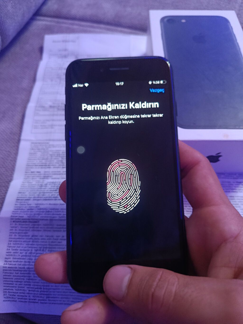 IPhone 7, 32 GB, Qara, Sənədlərlə — Apple iPhone, Cəlilabad (3)