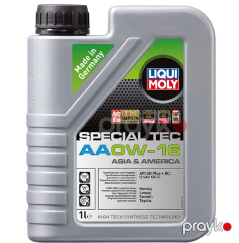 Avtomobil mühərrik yağı Liqui Moly Special Tec AA 0W-16 1L (21326)
