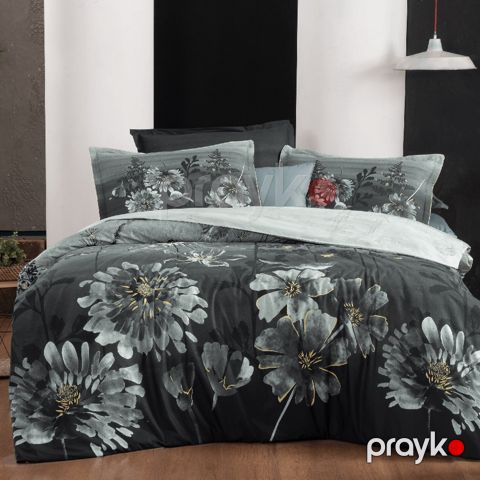Tekstil yataq dəsti Sarev Lizzie Fancy Polpin NT CK 2Y D Qara — Bakı