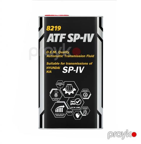 Sürətlər qutusu üçün yağ Mannol 8219 ATF Sp-ıv 1 lt Metal — Bakı