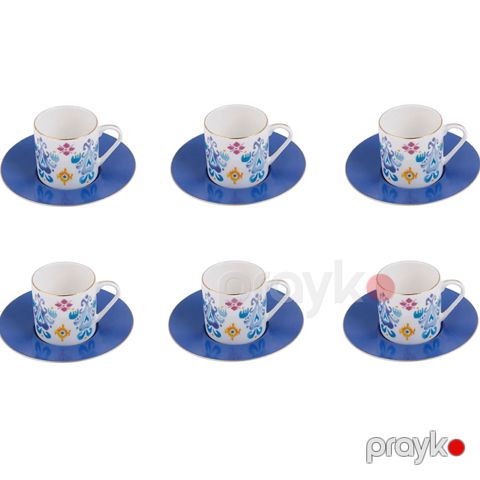 Qəhvə üçün fincan dəsti Porland Posh 12 parça 04ALM005546 — Bakı
