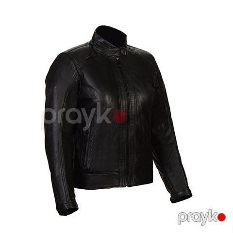 Gödəkçə vexo moto derı kadın mont sıyah m — Bakı
