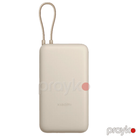 Xiaomi 33W 20000 mAh Integrated Cable BHR8851GL Tan — Bakı